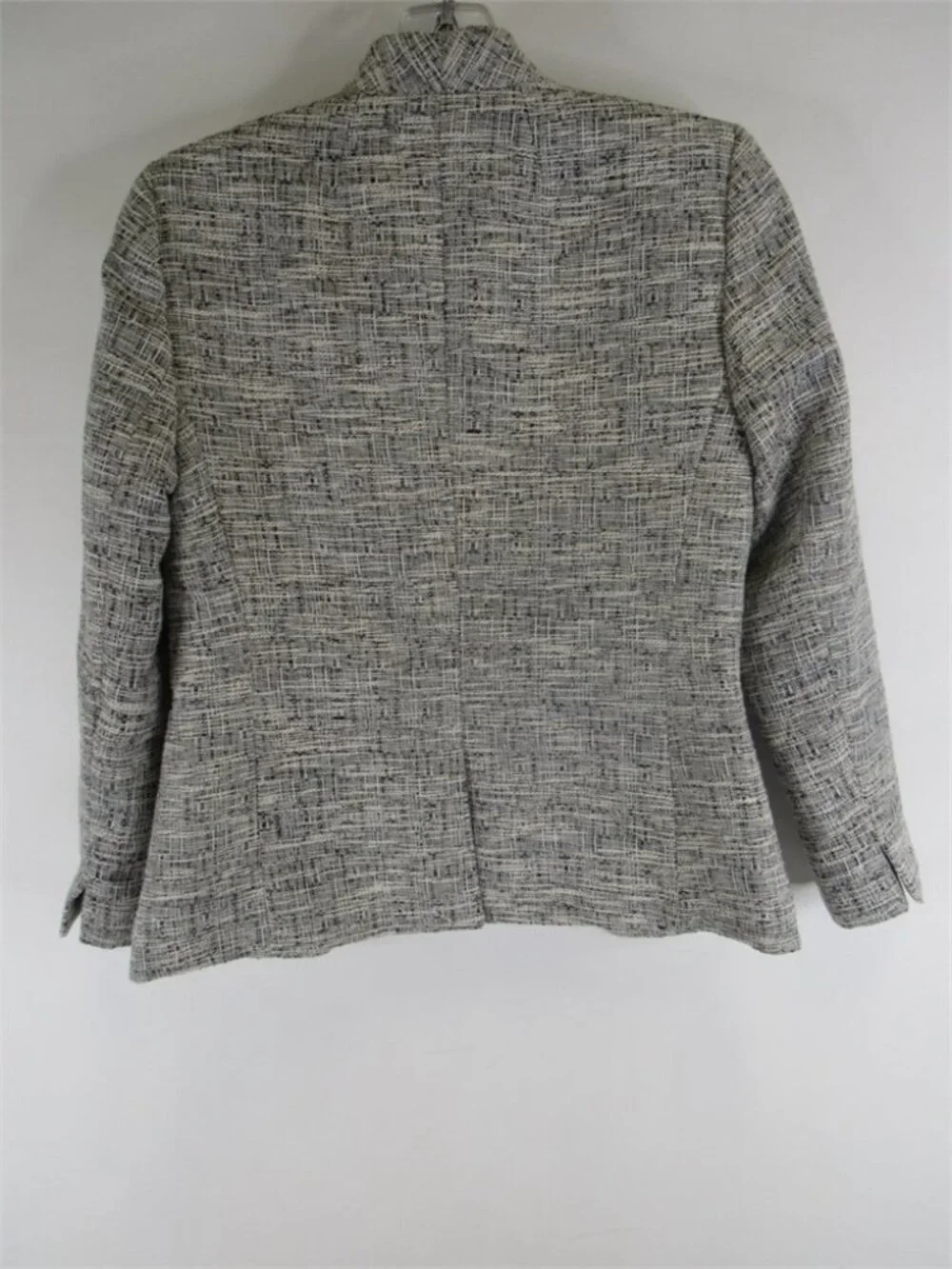 J.Crew 365 Tweed Blazer Jacket Skirt Suit Set Women’s Size 00 NWT Black White Gr